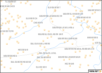 map of Dar Adda Ouled el Agra